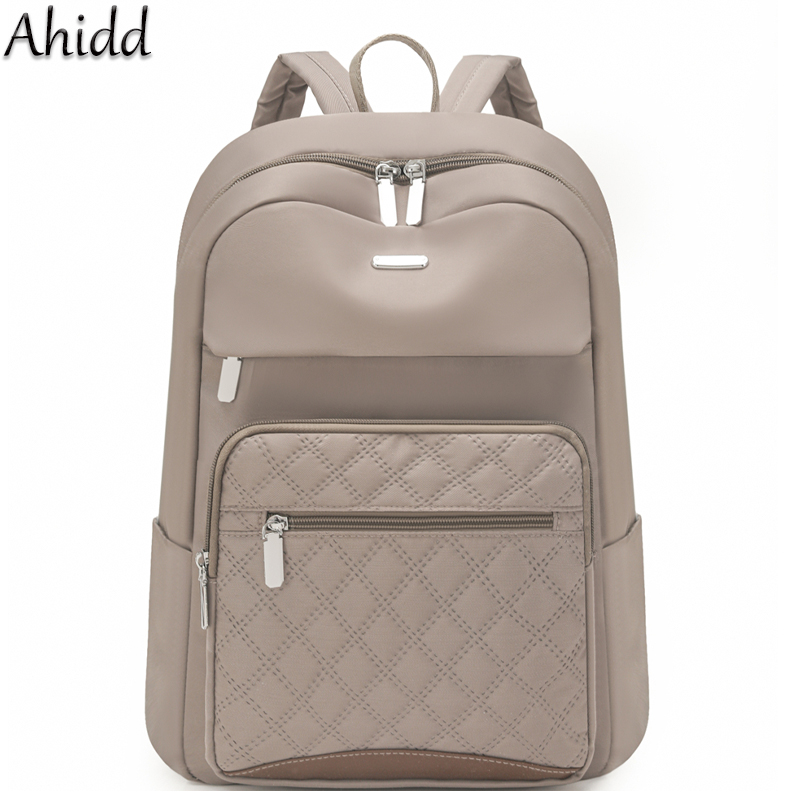 Women Bags Medium Size - Fashion Plaid Commuter Daypack Women Waterproof