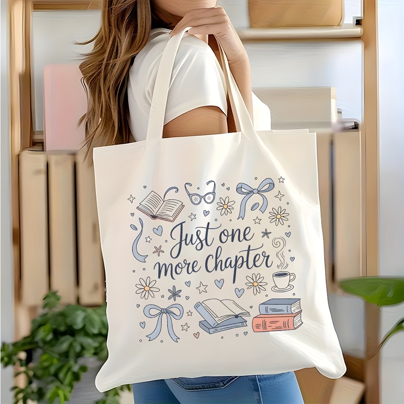 Women'S Work Bags Designer - 1Single-shoulder bag with a book-themed design，Comes