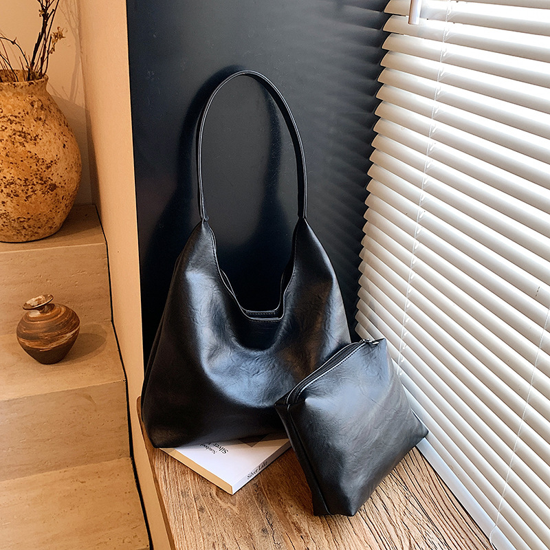 Women Bags Work - Retro Simple Large Women Tote Shoulder