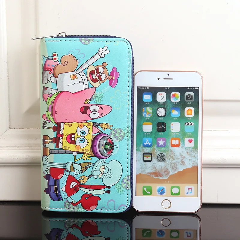 Women Bags Purses - New SpongeBob SquarePants Long Wallet for