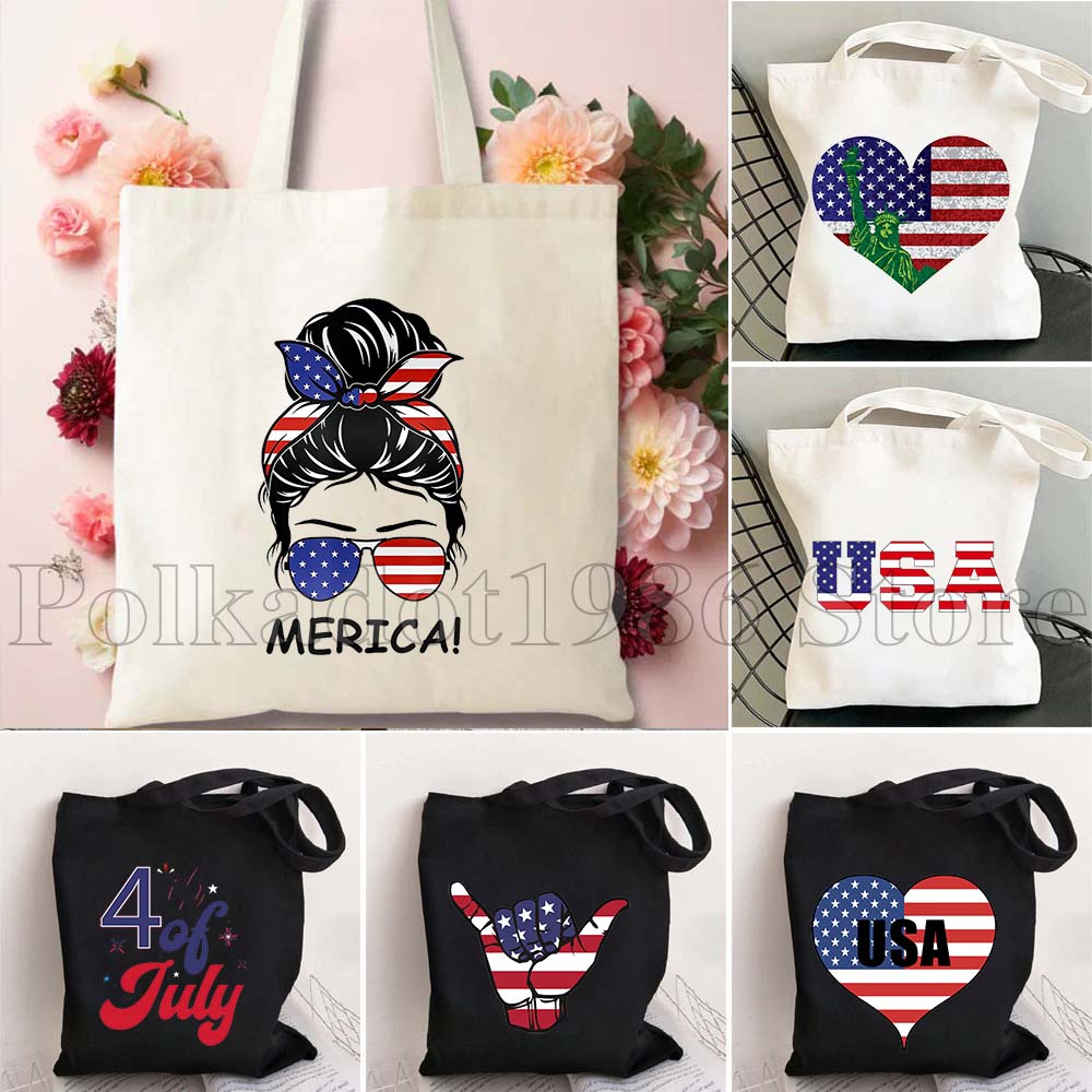 Women Bags Usa - USA American Flag 4th of July