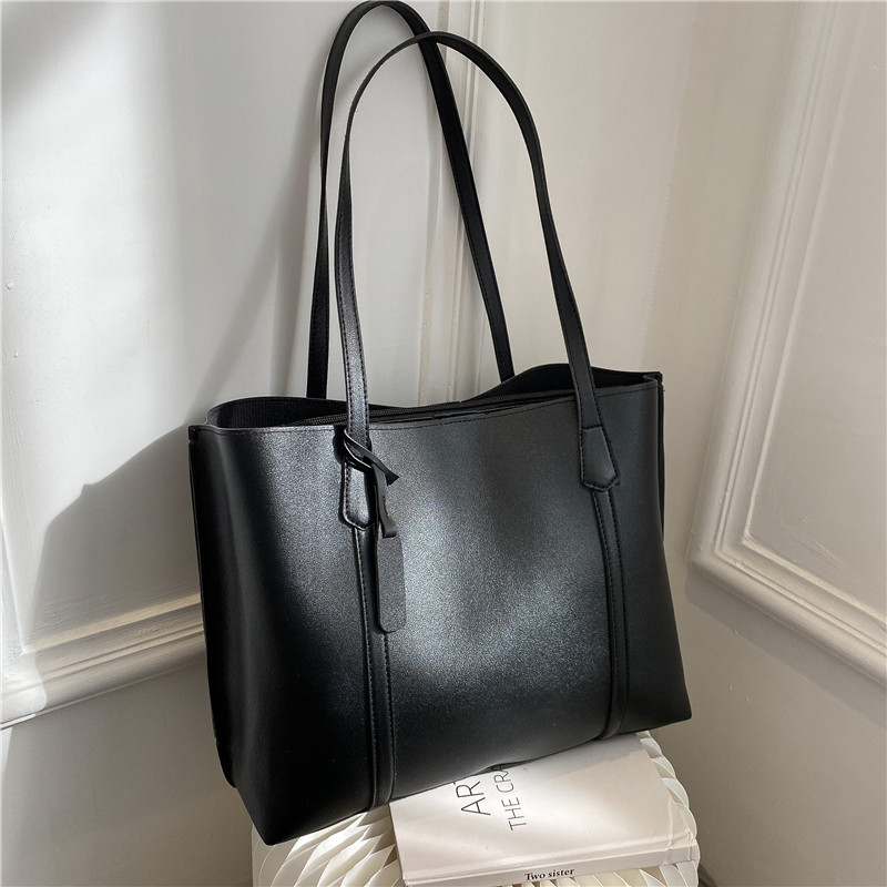 Classic Black Faux Leather Tot - Women Bags Work review and price