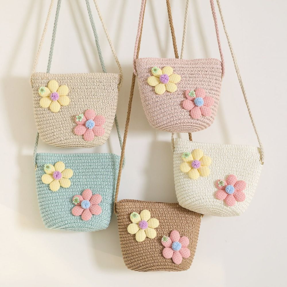 Handmade Woven Girl Flower Str - Woven Straw Bag review and price