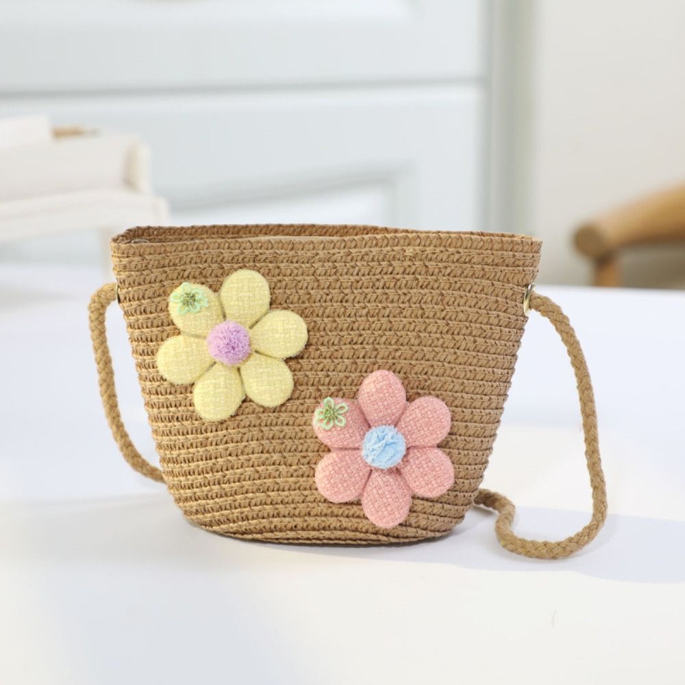 Handmade Woven Girl Flower Str - Woven Straw Bag review and price