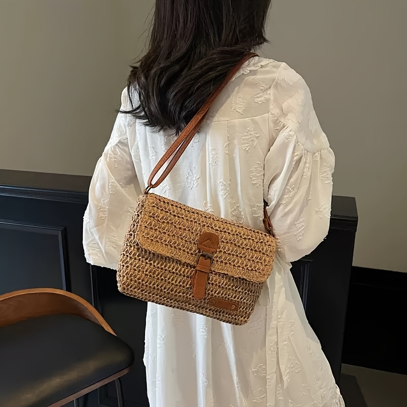 Vintage Vacation-style Woven S - Woven Straw Bag review and price