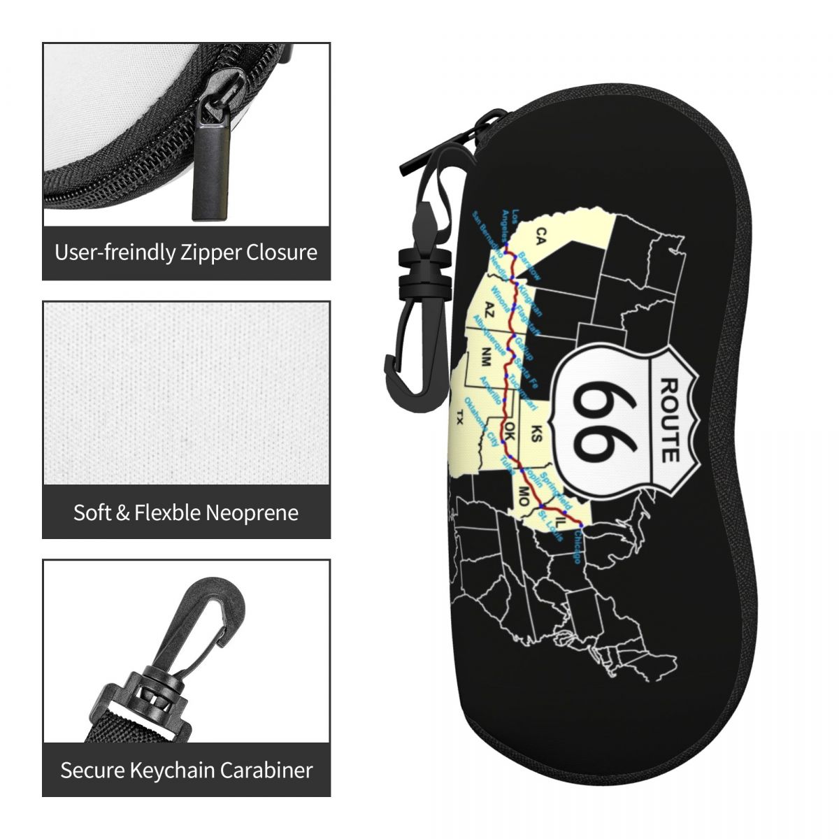 Custom Route 66 Map Shell Eyeg - Women Bags Usa review and price