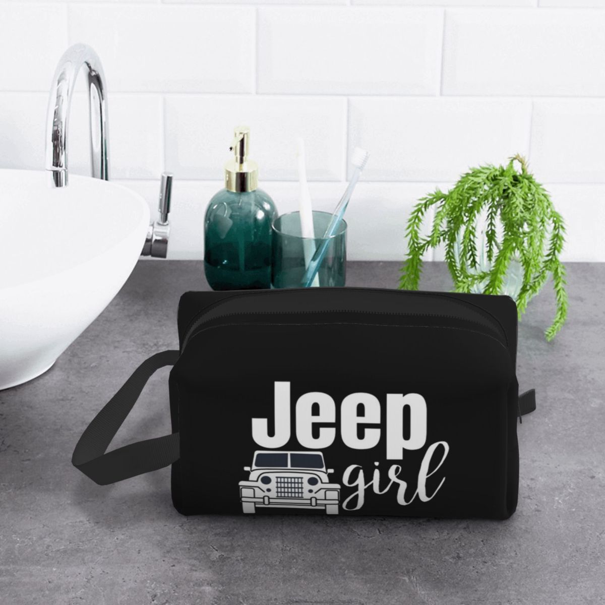 Jeep Girl Makeup Bag Cosmetic  - Women'S Jeep Bags review and price
