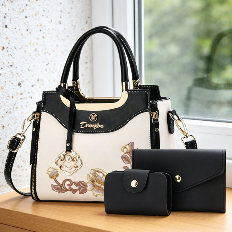 3-piece set of high-quality em - Women Bags Work review and price