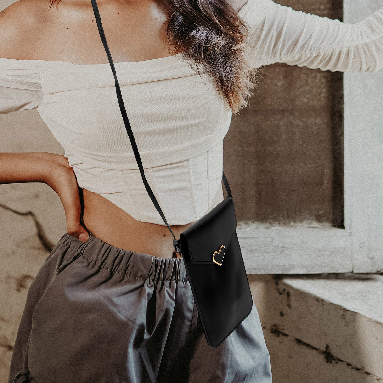 1Pcs Stylish Cross Body Cellph - Women Bags Gift review and price