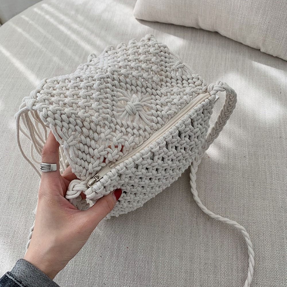 Retro Ethnic Style Woven Straw - Woven Straw Bag review and price
