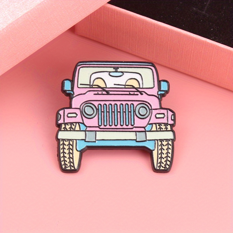 Adorable Pink Jeep Cartoon Ena - Women'S Jeep Bags review and price