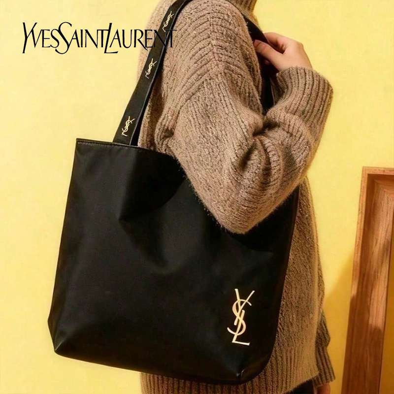 YSL Saint Laurent Black Canvas - Women'S Ysl Bags Tote review and price