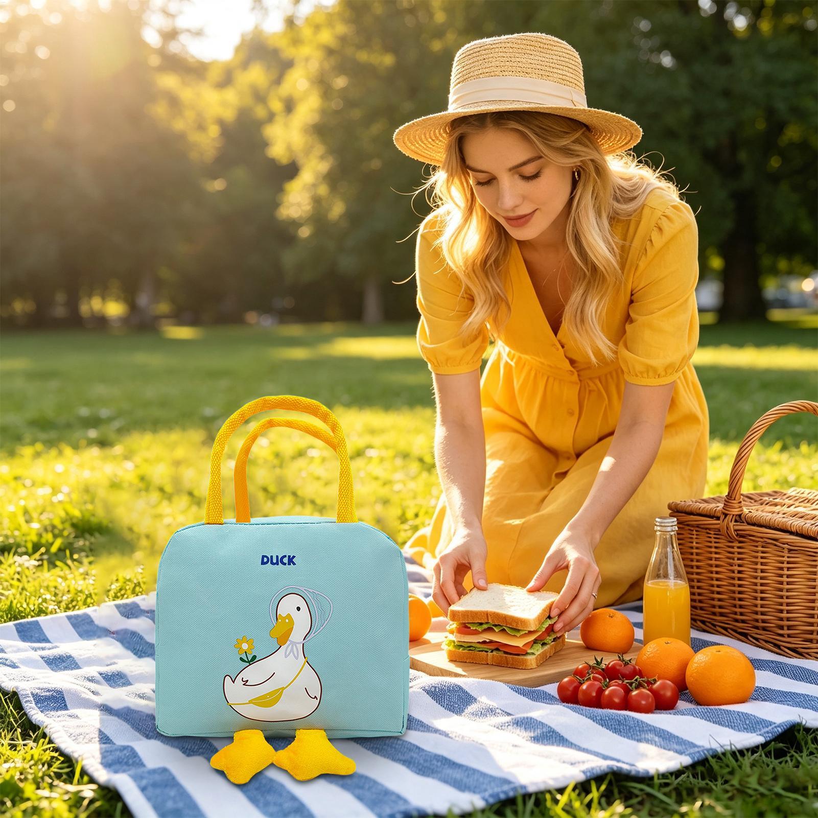 Lunch Bag Duck Design Cute Reu - Women'S Work Bags Designer review and price