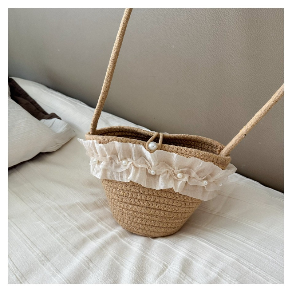 Kids Summer Straw Hat and Bag  - Woven Straw Bag review and price