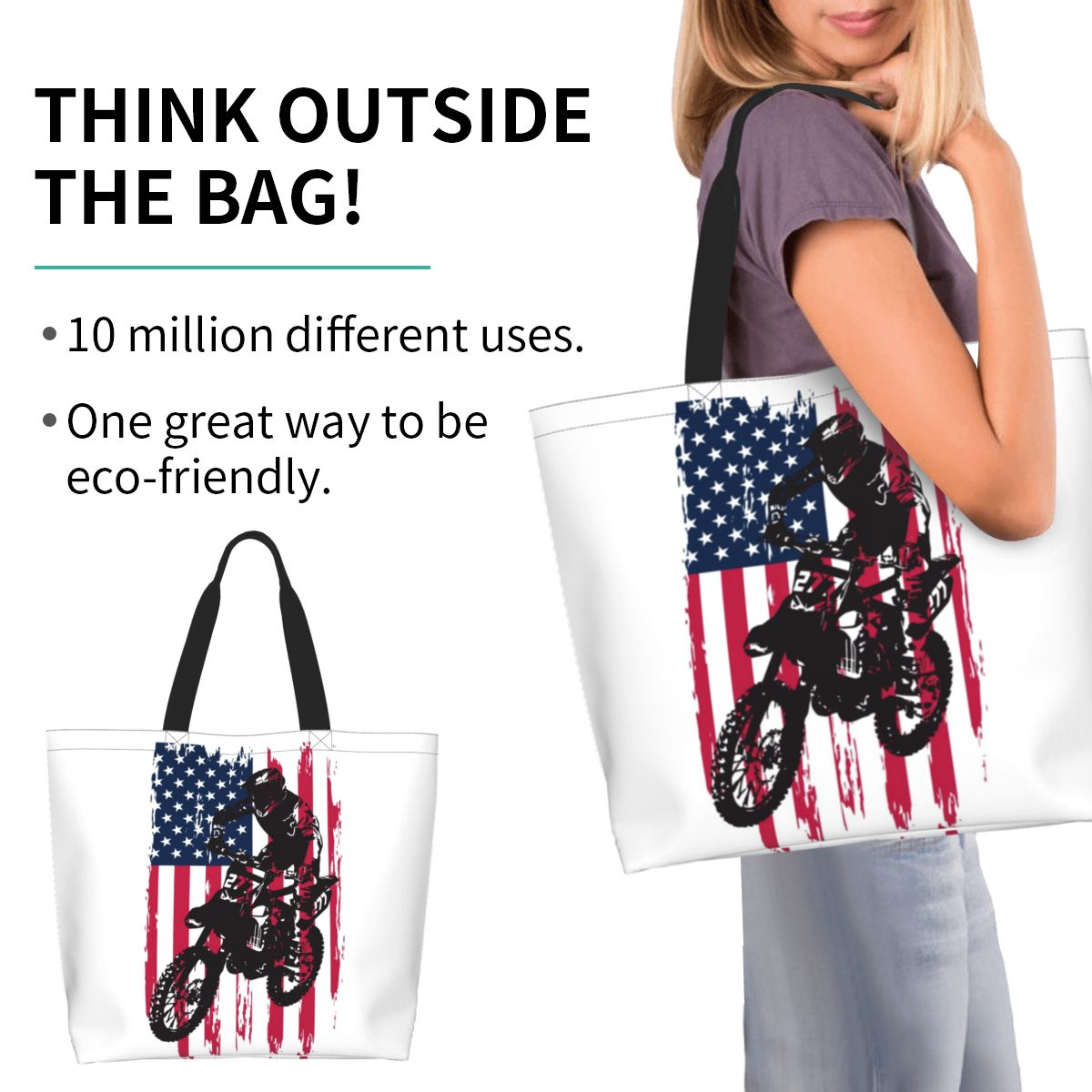 Dirt Bike Motocross USA Americ - Women Bags Usa review and price