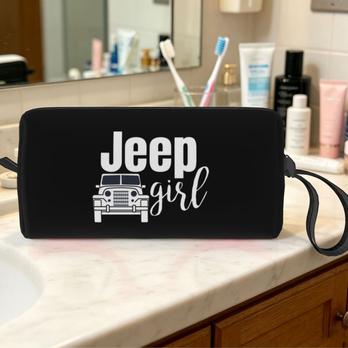 Jeep Girl Makeup Bag Cosmetic  - Women'S Jeep Bags review and price