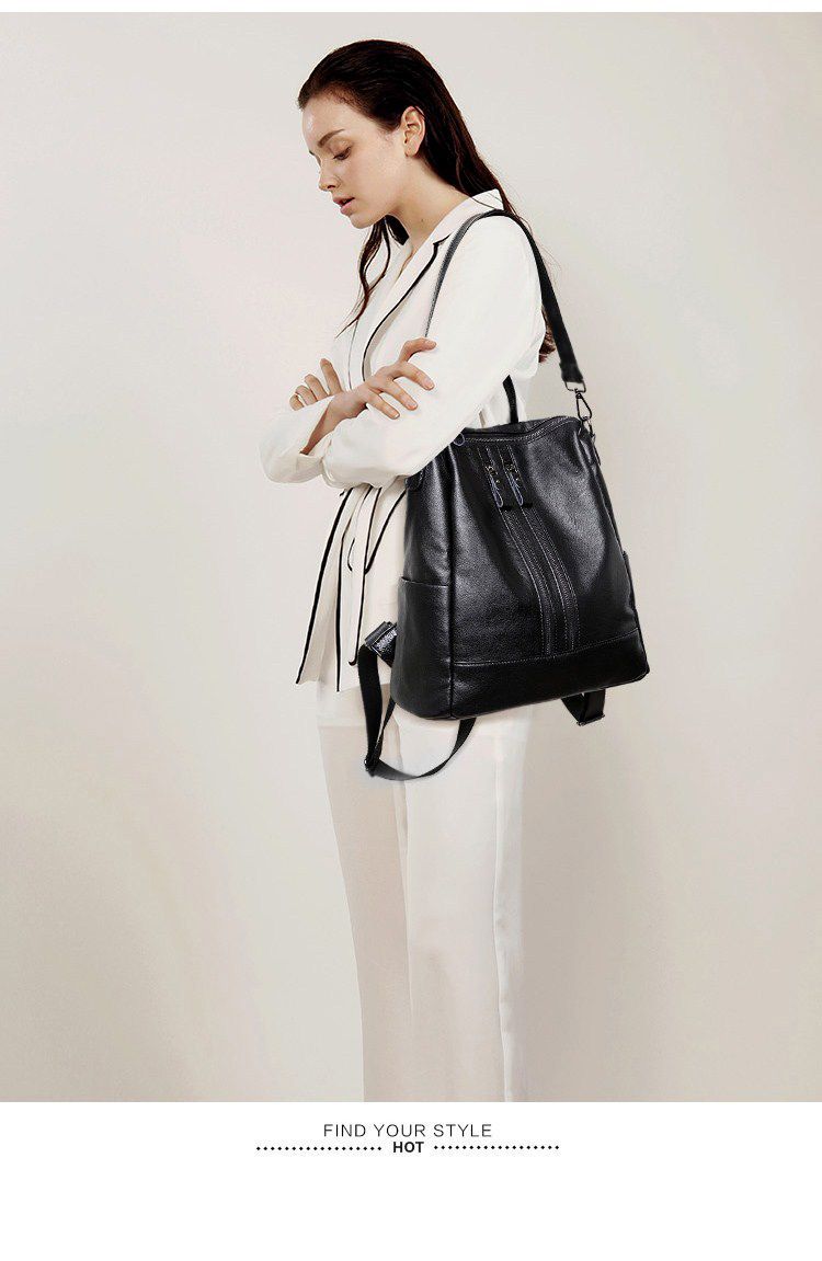 Women Soft Leather Backpack Sc - Women Bags Medium Size review and price