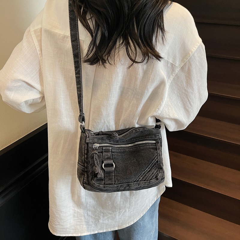 Women's Washed Denim Crossbody - Women Bags Jeans review and price