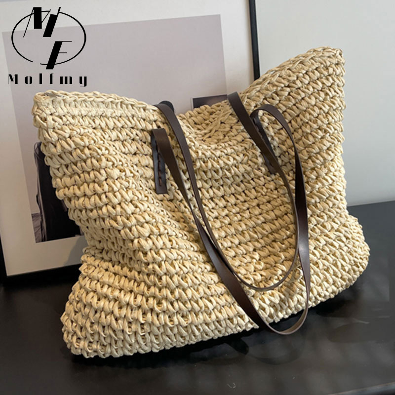 Straw Woven Tote Bags Casual L - Woven Straw Bag review and price