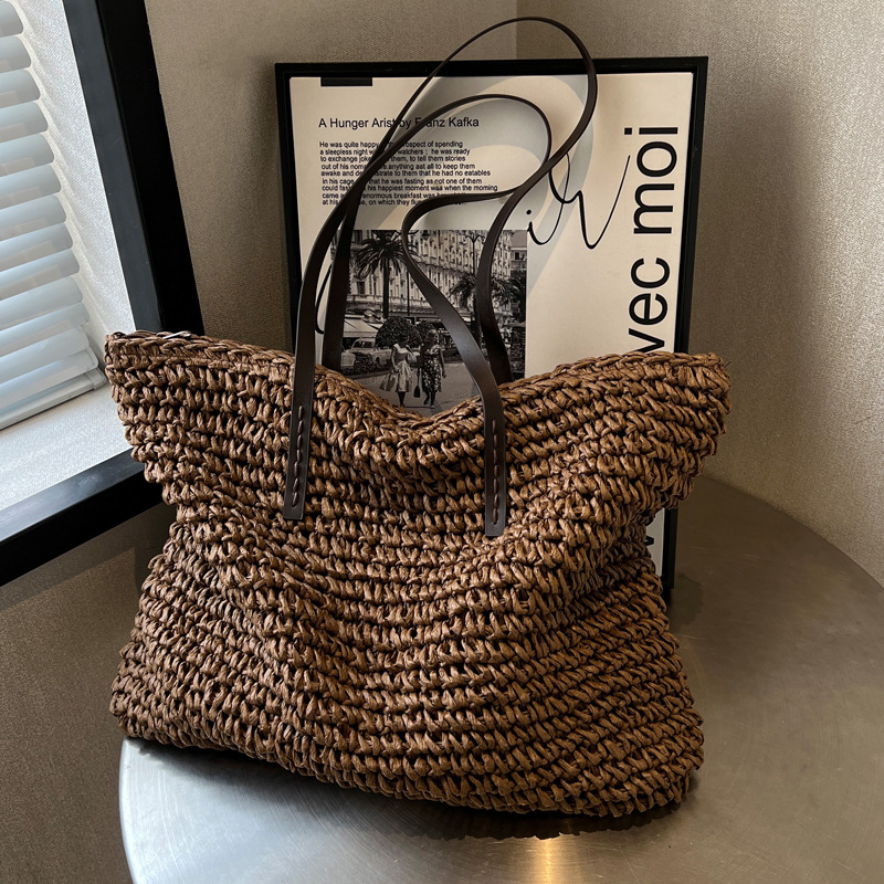 Straw Woven Tote Bags Casual L - Woven Straw Bag review and price