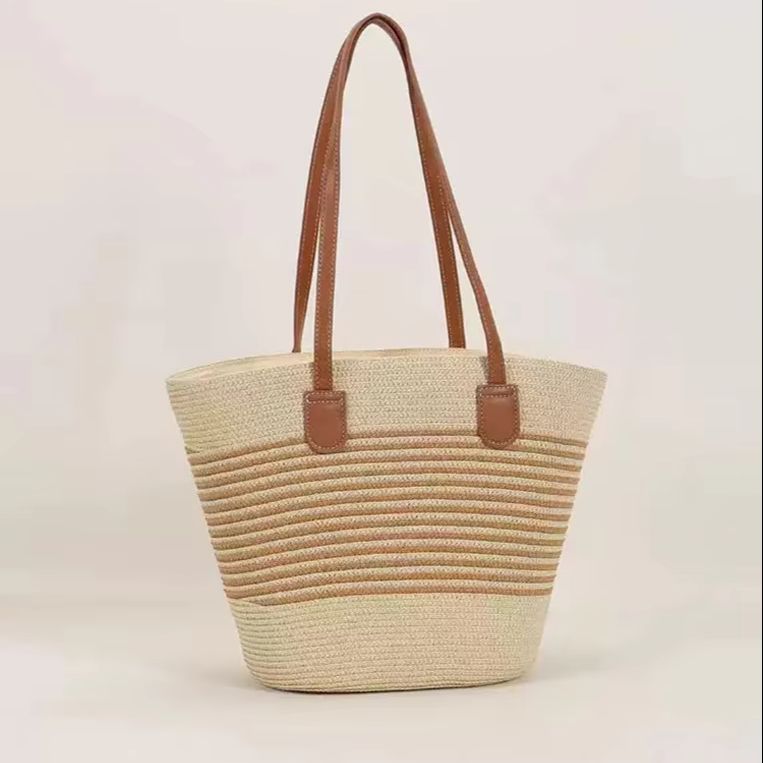 CLAREGQI  Women's Striped Stra - Woven Straw Bag review and price