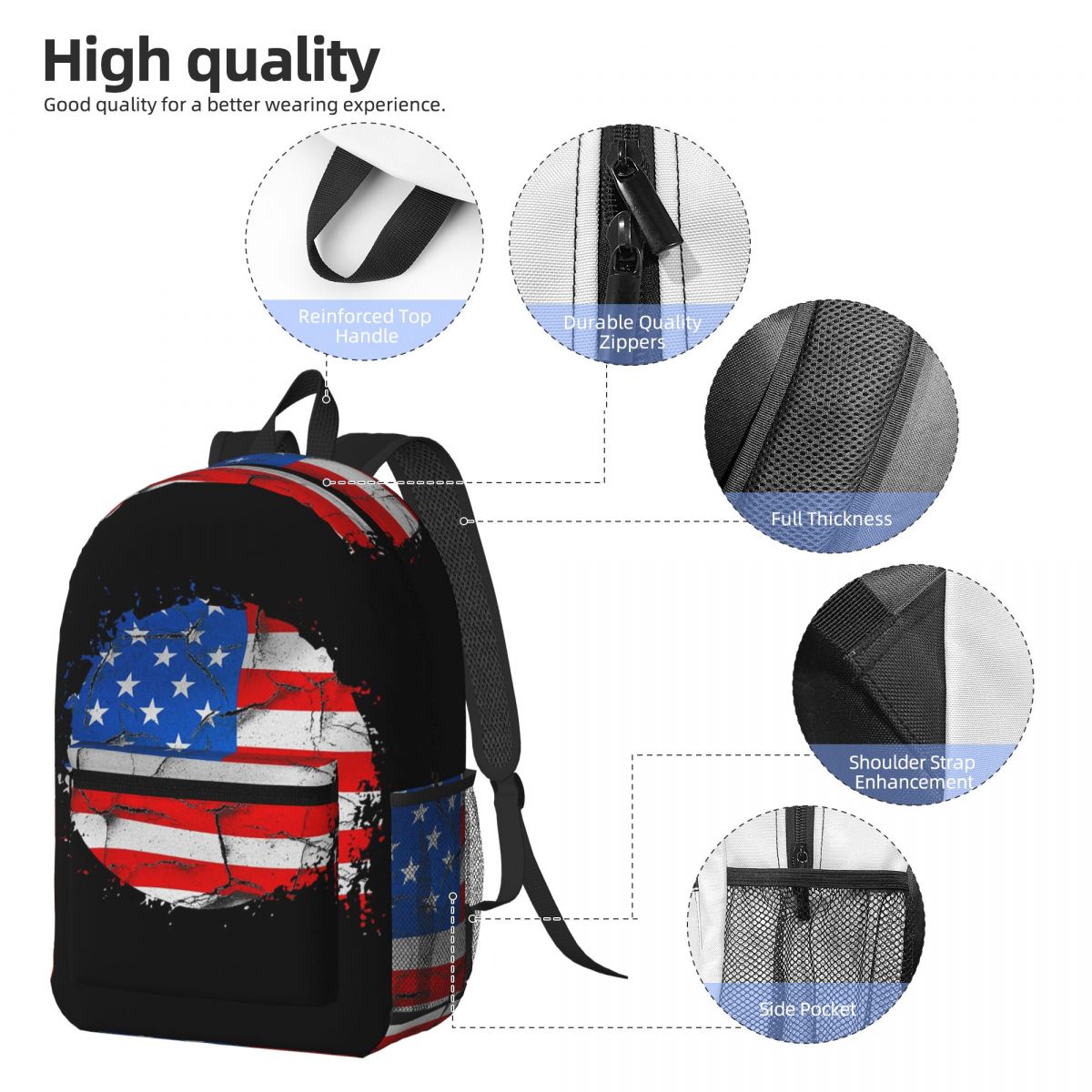 USA America American Flag Back - Women Bags Usa review and price