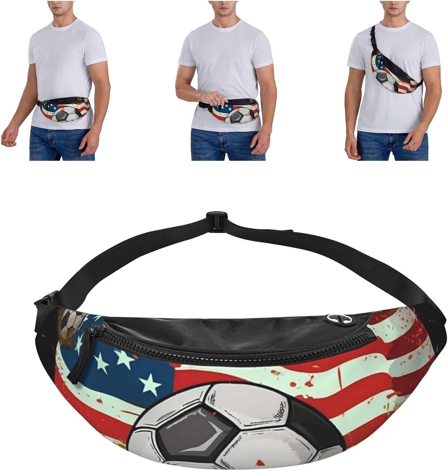 Soccer USA American Flag Fanny - Women Bags Usa review and price