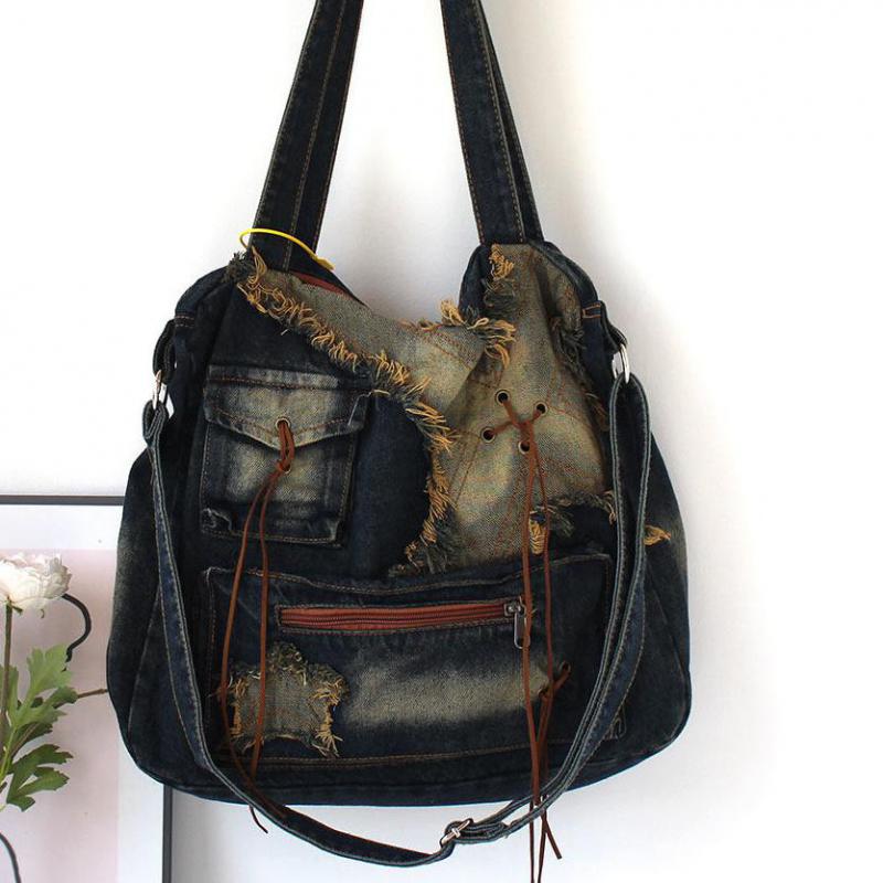 Y2k Wasteland Stray Retro  Den - Women Bags Jeans review and price