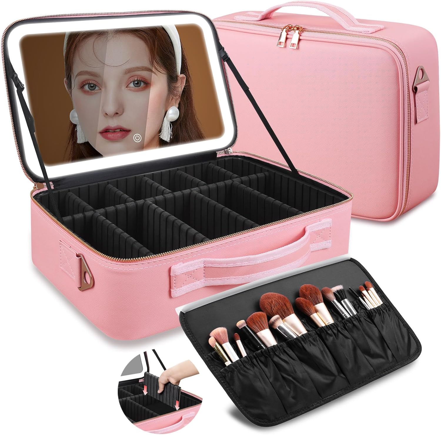 Large Capacity Makeup Bag 15'' - Women Bags Medium Size review and price