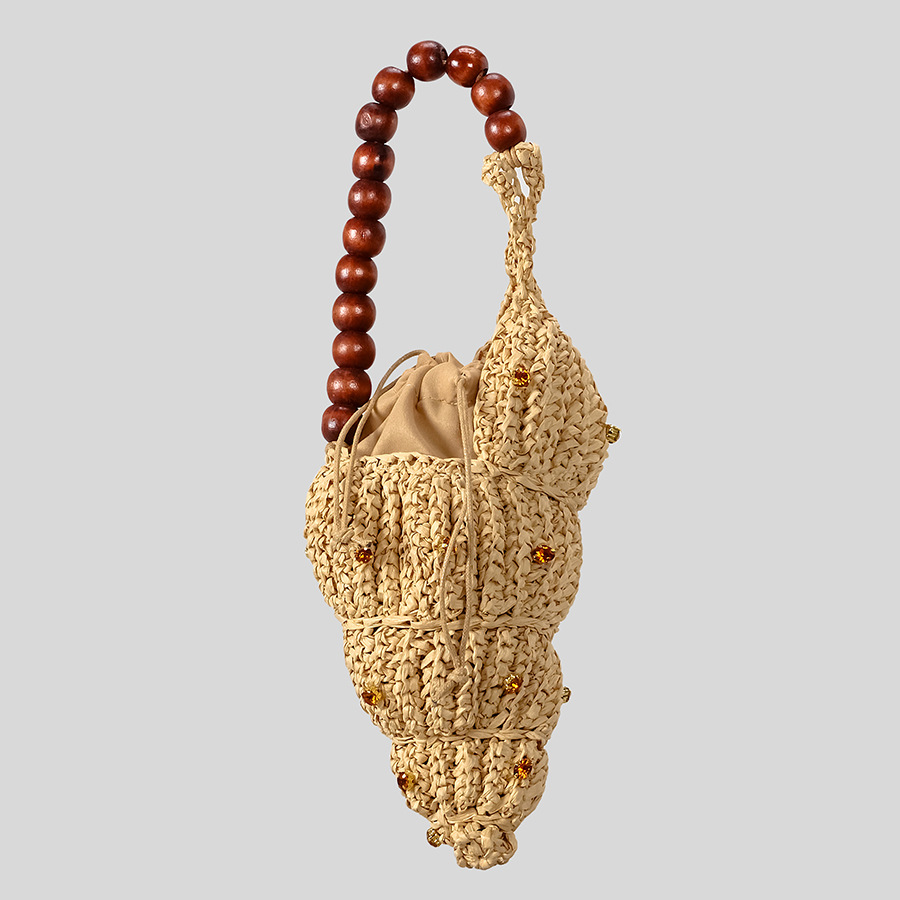 Creative Diamonds Conch Design - Woven Straw Bag review and price