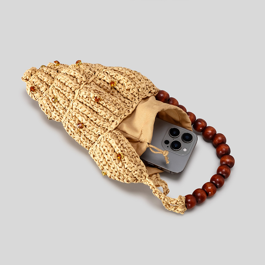 Creative Diamonds Conch Design - Woven Straw Bag review and price